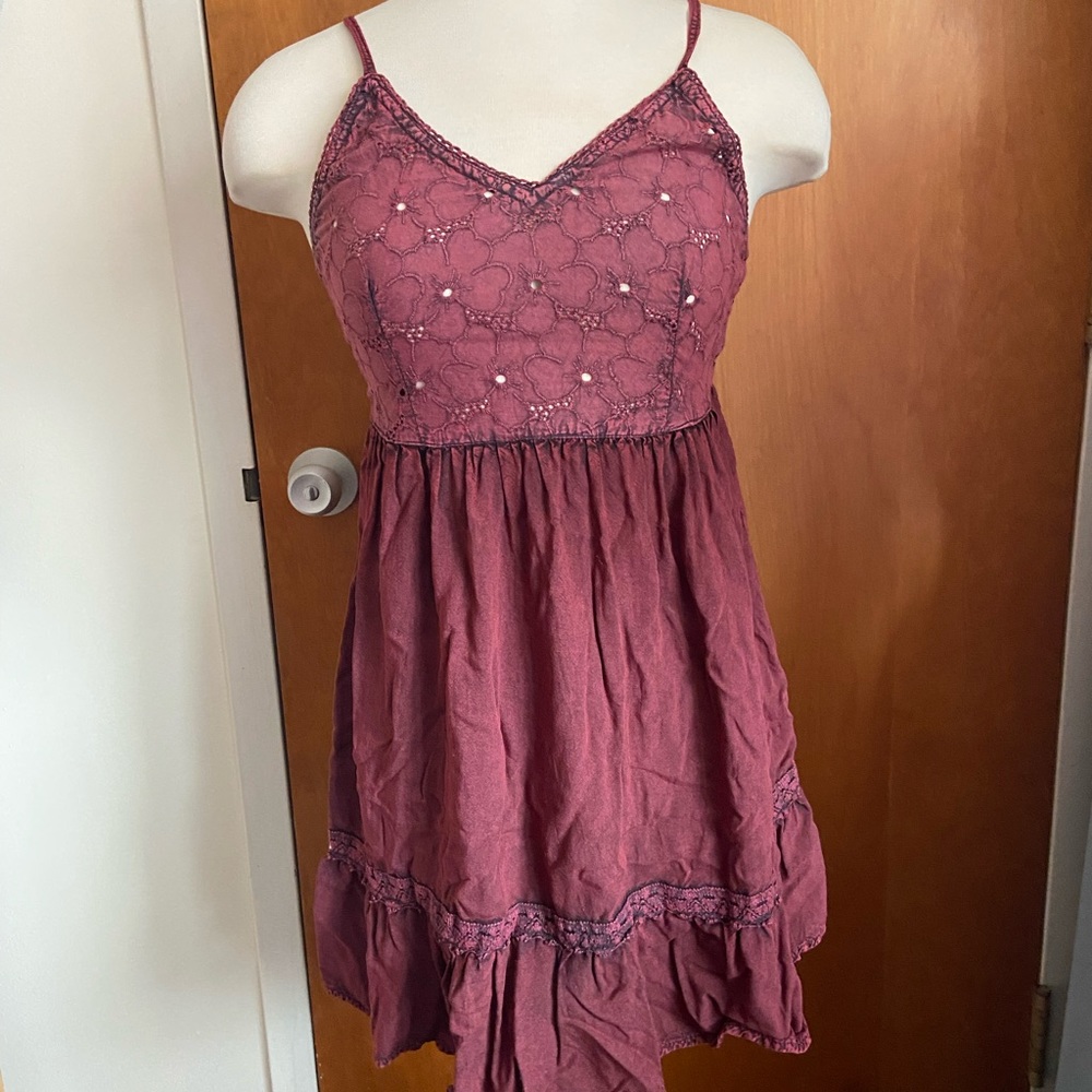 Devi burgundy dress